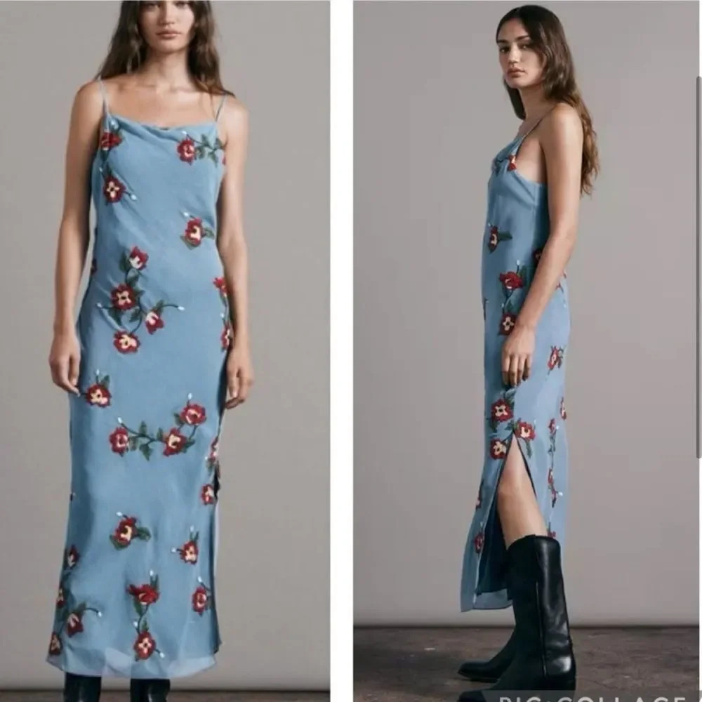 NWT Rag & Bone joelene floral slip dress size 00 women’s - Picture 8 of 8